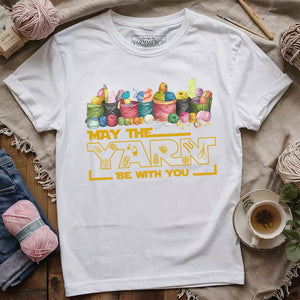 May The Yarn Be With You T-shirt