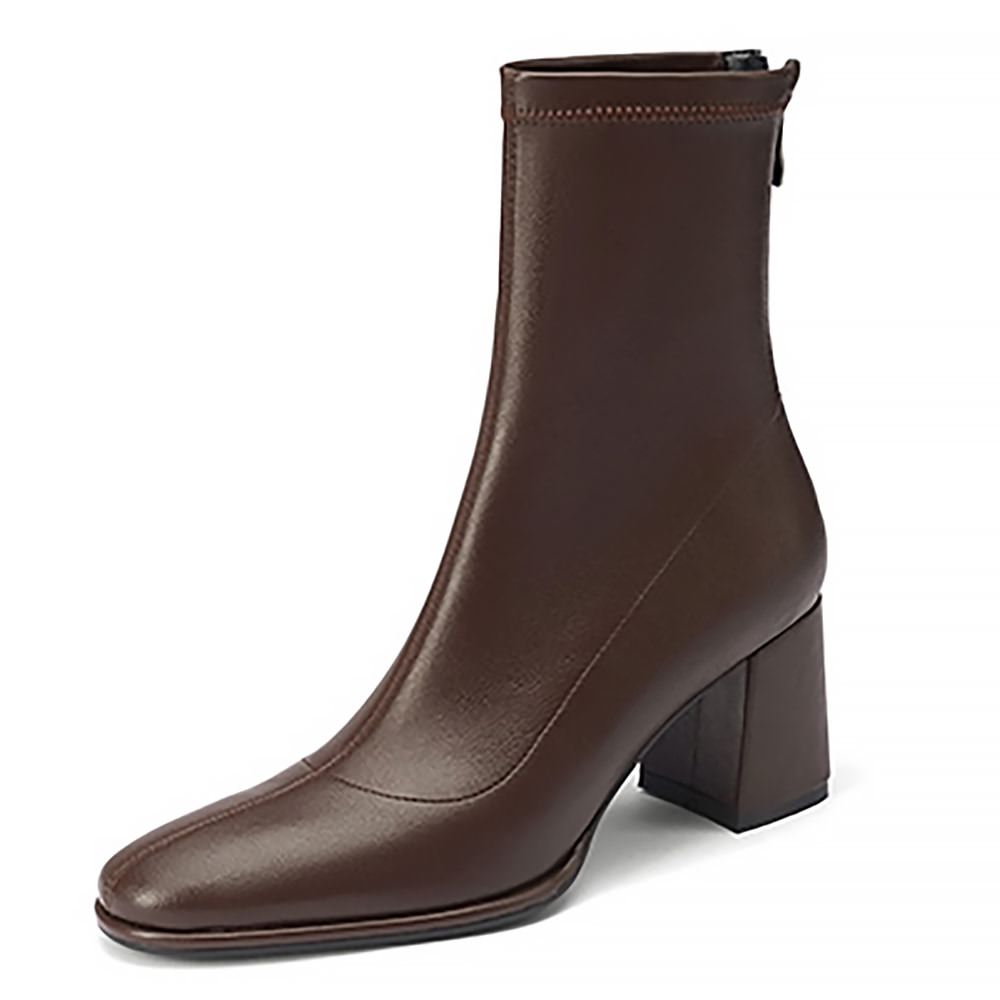 Paris Stories Block Heel Boots