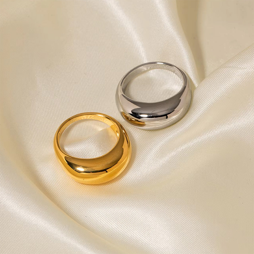 Minimalist Aesthetic Couple Rings