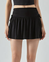 French Sun Tennis Skirt in Black