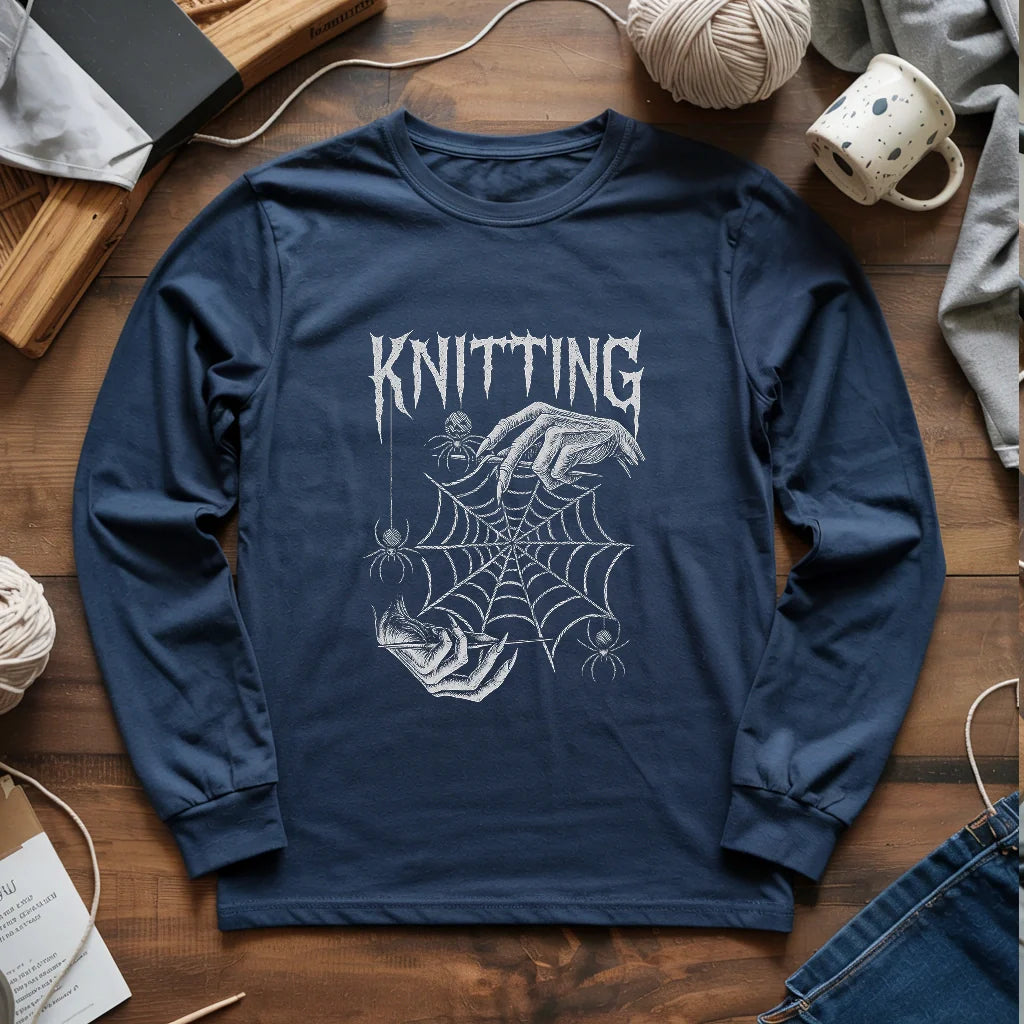 Gothic Knitter Long Sleeve T-shirt