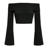 Cozy Days Off Shoulder Knit Top