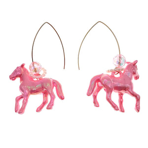 Pastel Horse Earrings