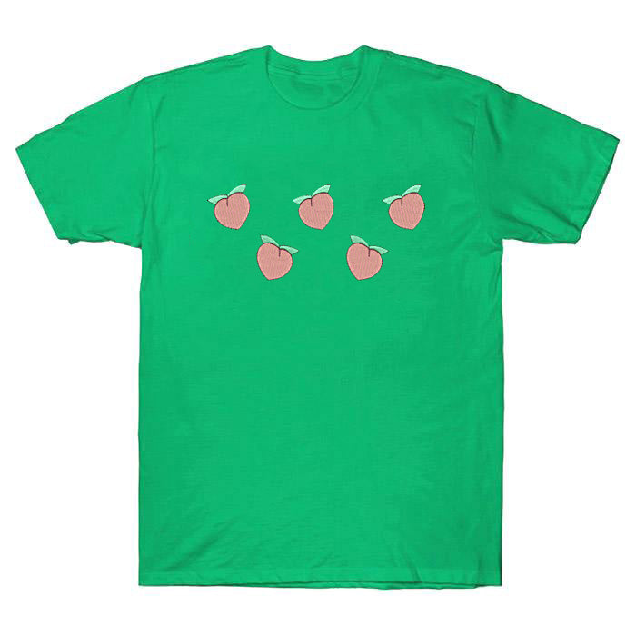 Peaches Embroidered Tee