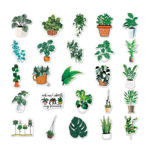 Plant Mom Aesthetic 50 pcs Sticker Pack