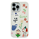 Playful Paws & Petals iPhone Case