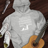 Cat Music Sheet Hoodie