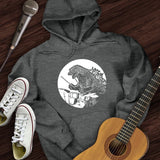 Dino Playing Drums Hoodie