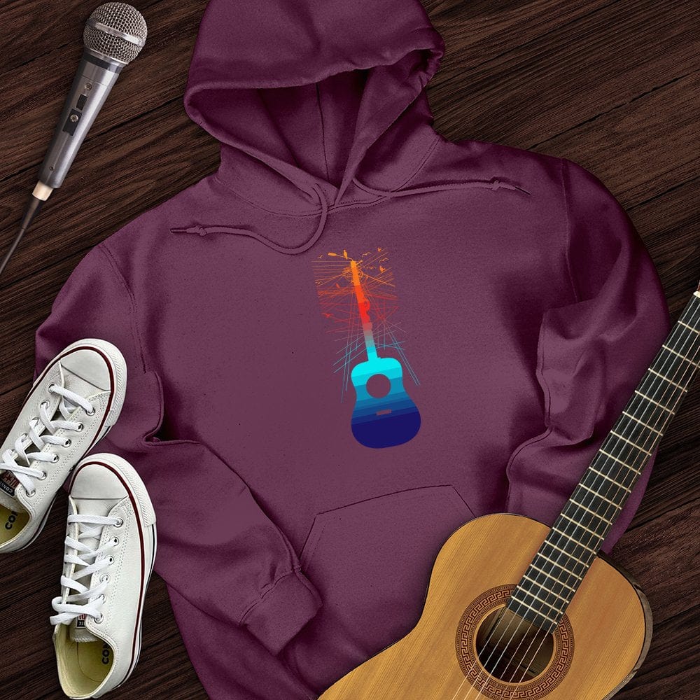 Birds On A Guitar Hoodie