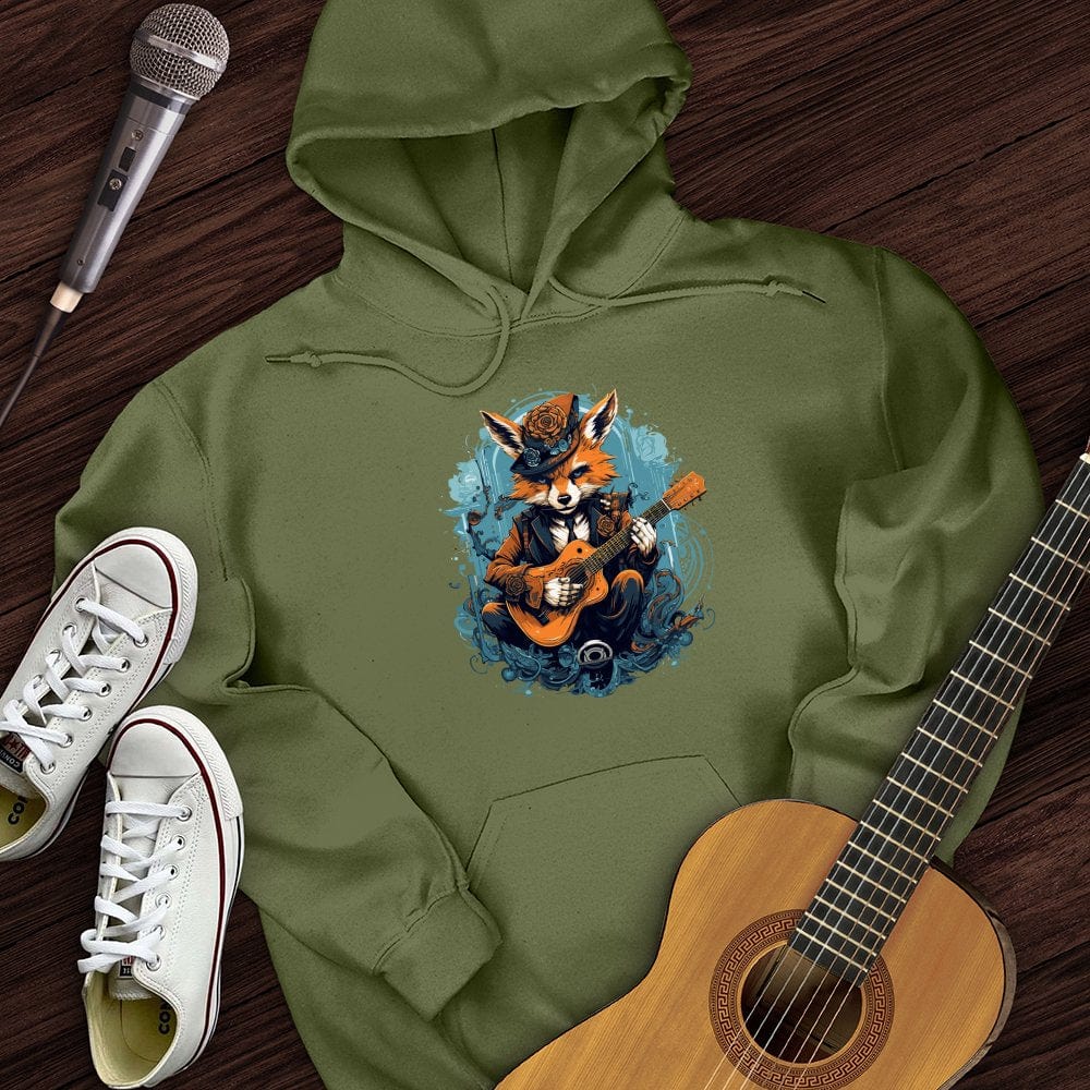 Fox Playing Guitar Hoodie