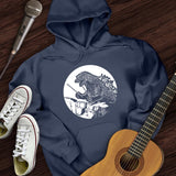 Dino Playing Drums Hoodie