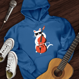Cat Playing Cello Hoodie