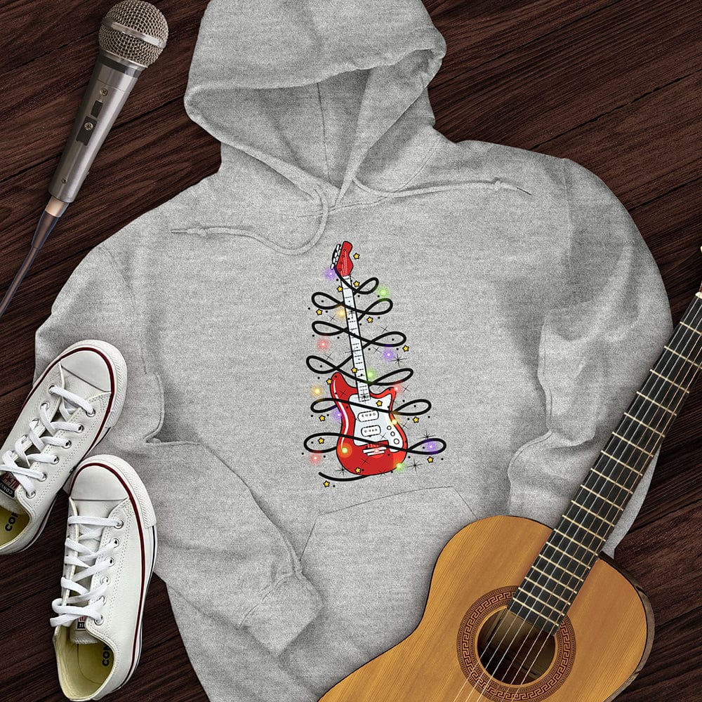 Guitar Christmas Lights Hoodie
