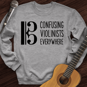 Confusing Violinists Crewneck