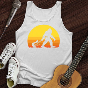 Bigfoot Dragging Guitar Tank Top