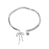Silver Bowknot Bracelet
