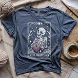 Skeleton Crocheter Tarot T-shirt