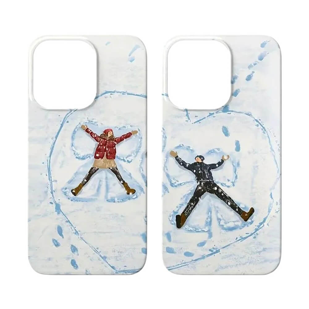Snowy Couple iPhone Case
