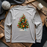 Yarn Christmas Tree Long Sleeve T-shirt