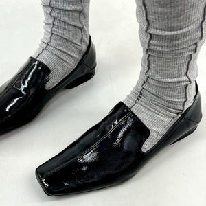 Dancing Life Square Toe Flat Loafers