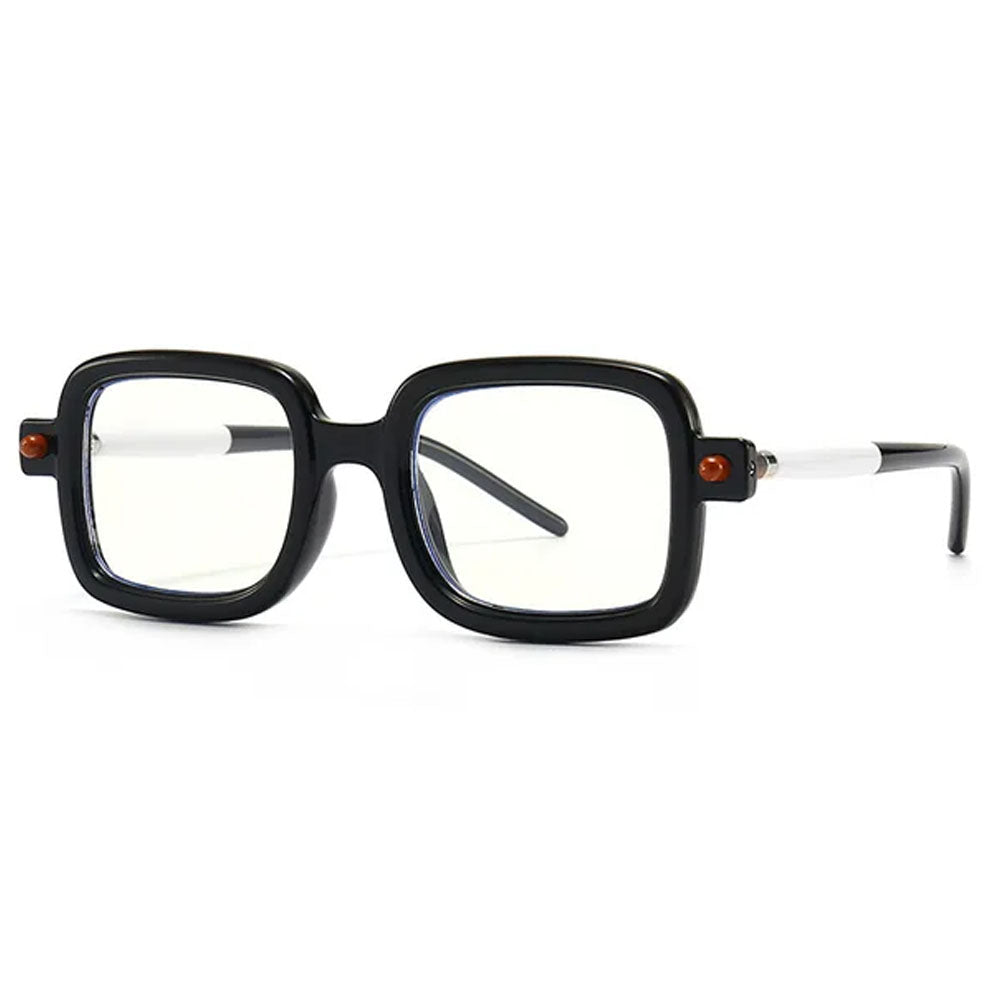 Geeky Square Clear Lens Glasses
