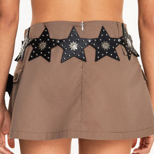 Star-Shaped Studded Y2K Hip Belt