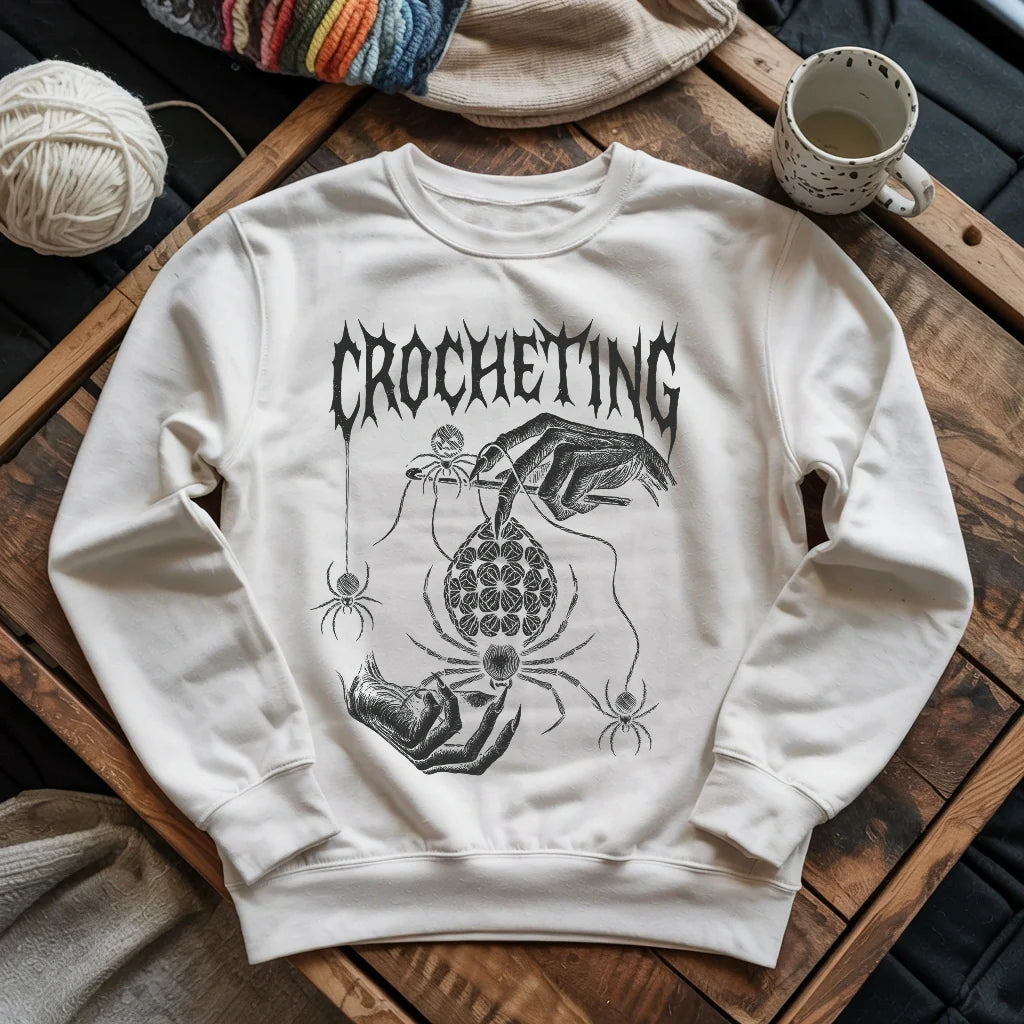 Gothic Crocheter Sweatshirt