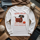 Tangled In Yarn Long Sleeve T-shirt