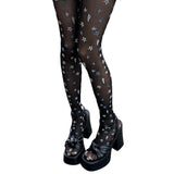 Y2K Star Pattern Tights